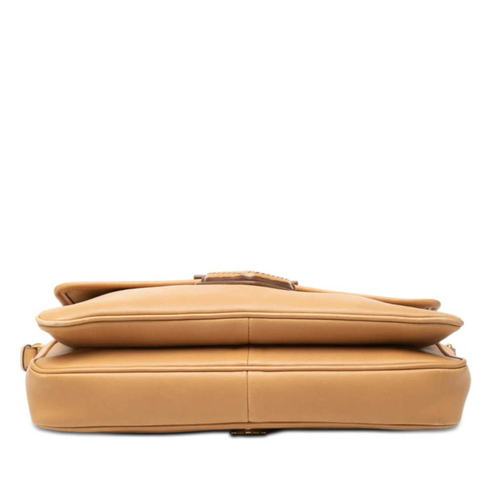 PRADA Cream Leather Shoulder Bag - Picture 3 of 5
